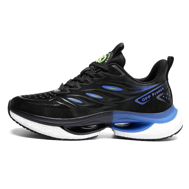 Sneaker Leather Fashionable Shock-absorbing Casual Running Shoes