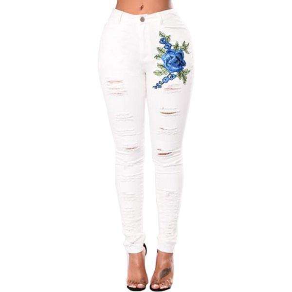 Ripped Jeans For Women Women Jeans Pencil Pants Denim Jeans