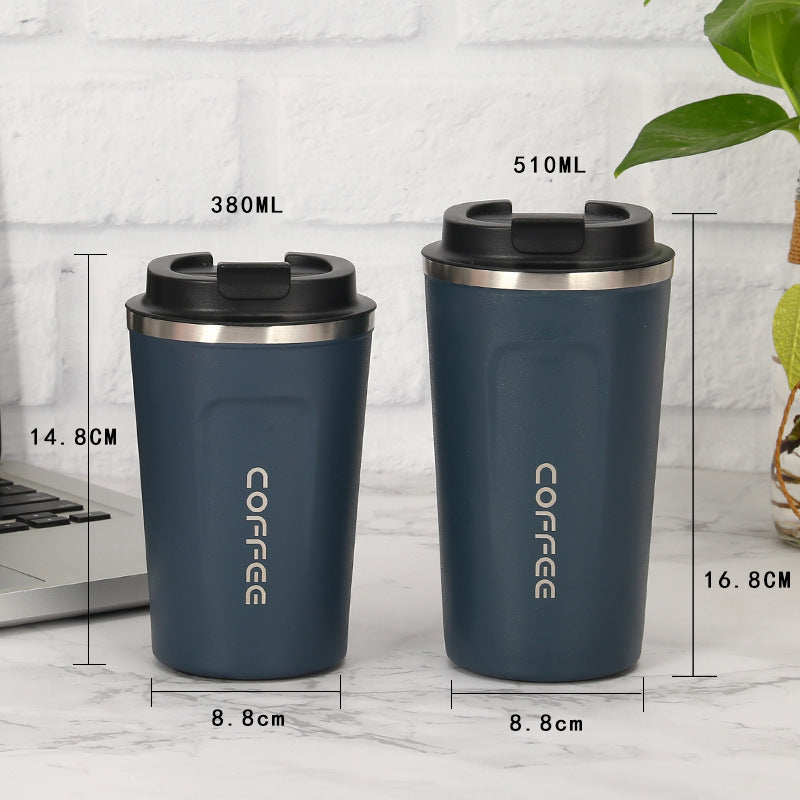 Stainless Steel Coffee Cup Double Vacuum Cup Outdoor Leisure Mug