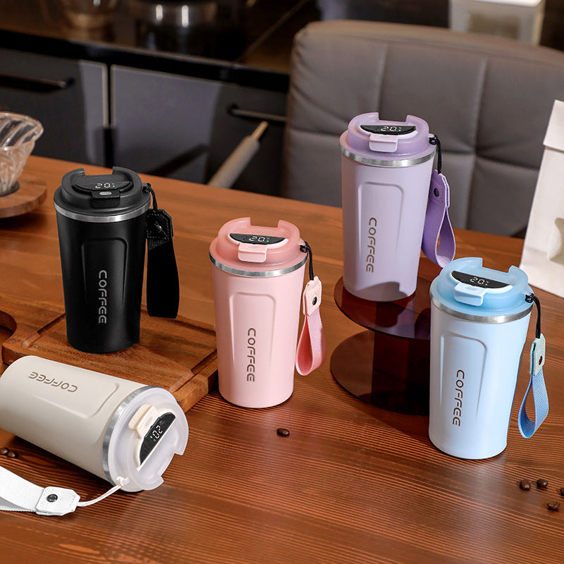 Smart Coffee Cup Stainless Steel Portable Vacuum Cup