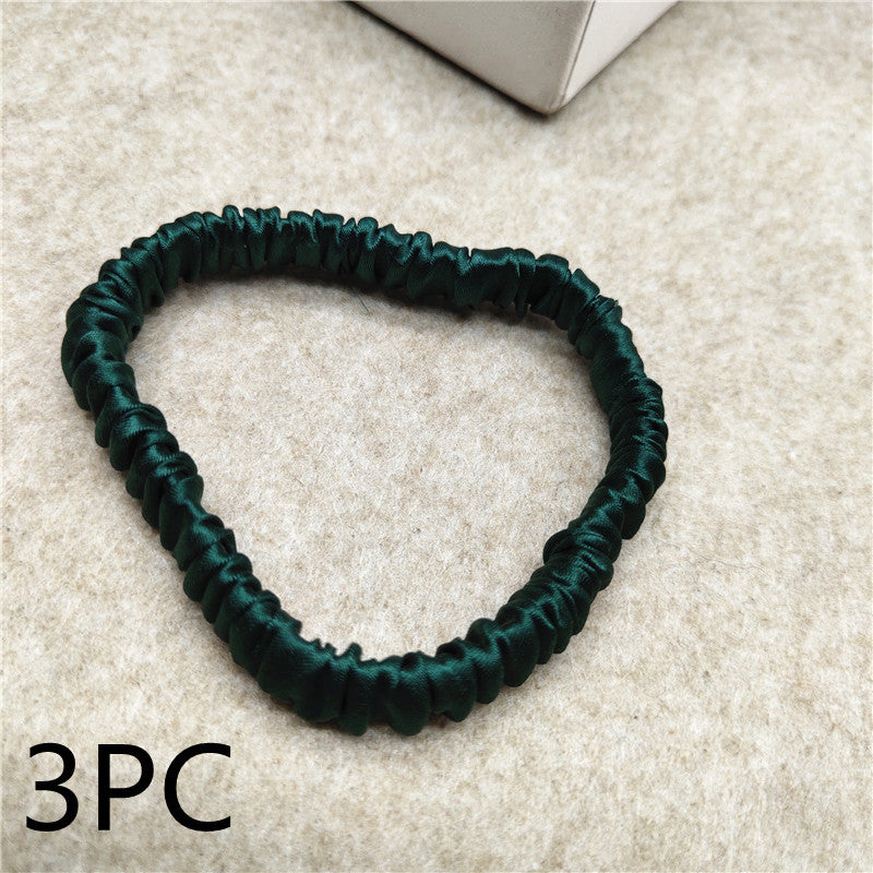 Silk seamless hair tie