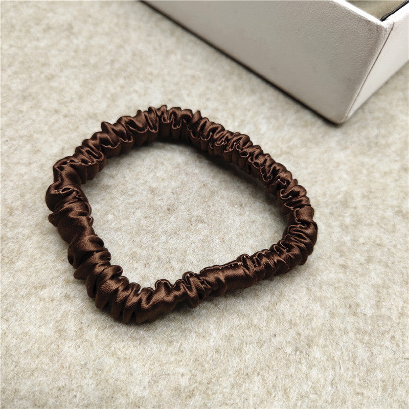 Silk seamless hair tie