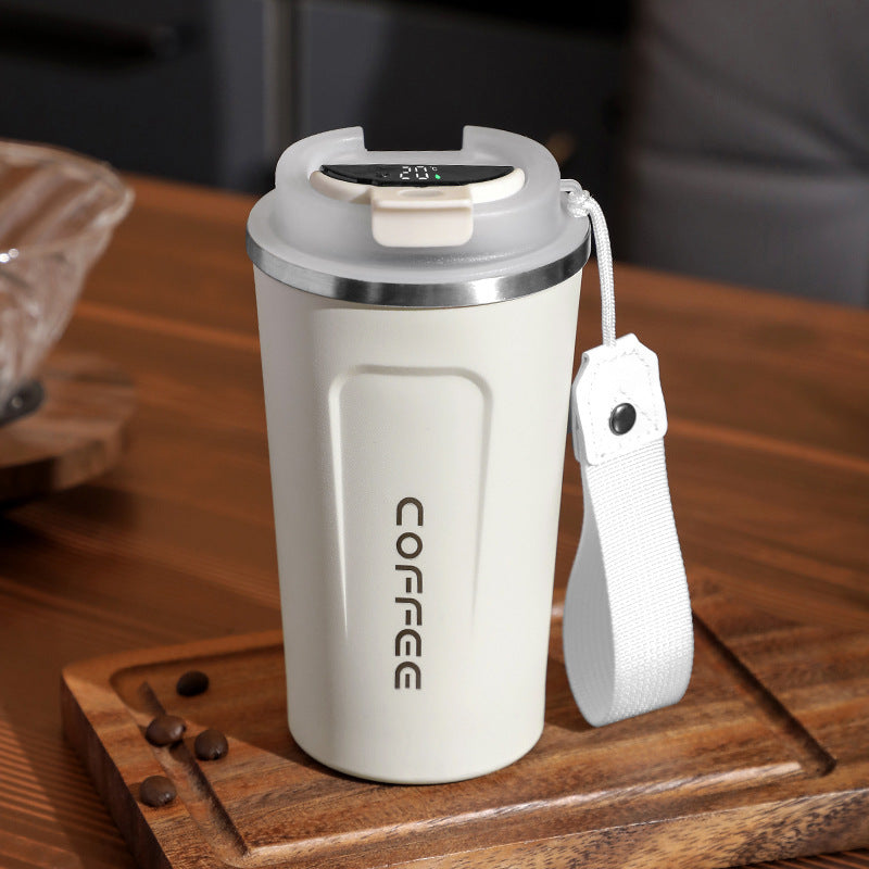 Smart Coffee Cup Stainless Steel Portable Vacuum Cup