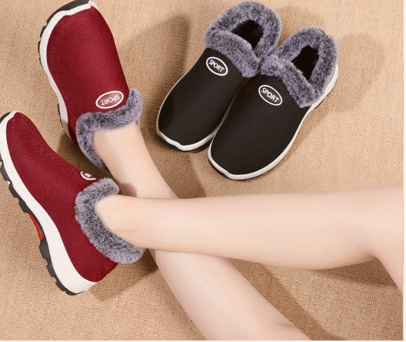 Women Wear Resistant Soft Soled Winter Cotton Shoes