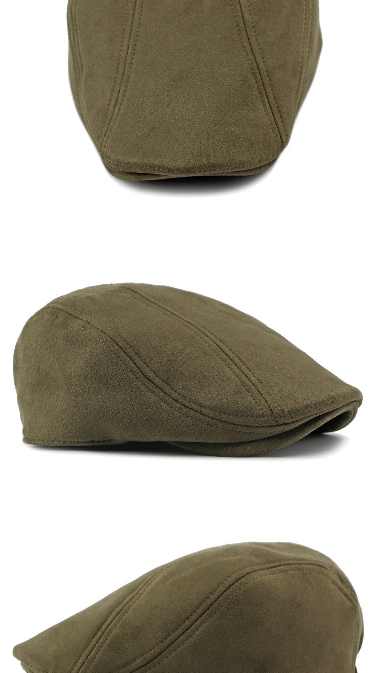 Simple Light Board Suede Hat For Men And Women