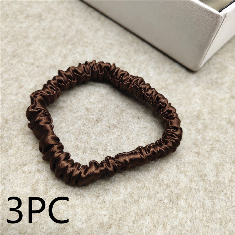 Silk seamless hair tie