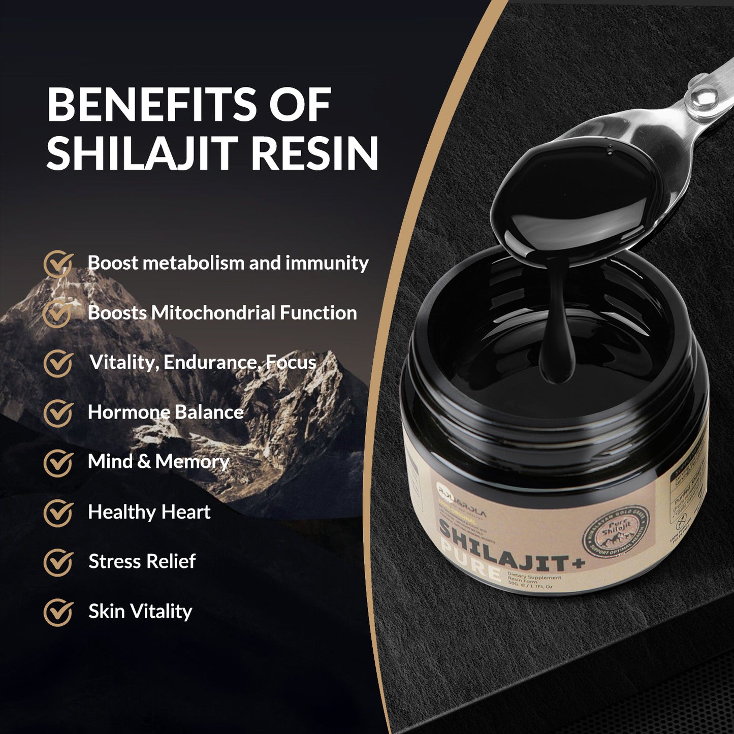 ROLI&ROLA Shilajit Resin 50g