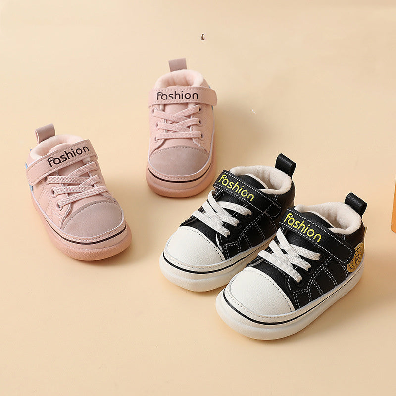 Two Cotton Toddler Shoes Women Winter Plus Cashmere