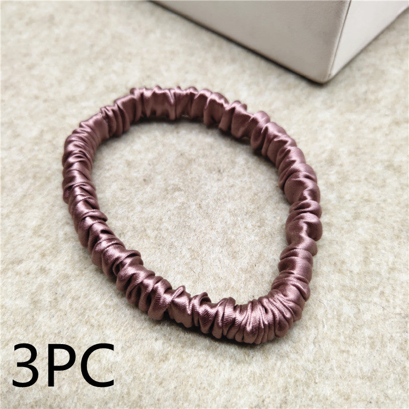 Silk seamless hair tie