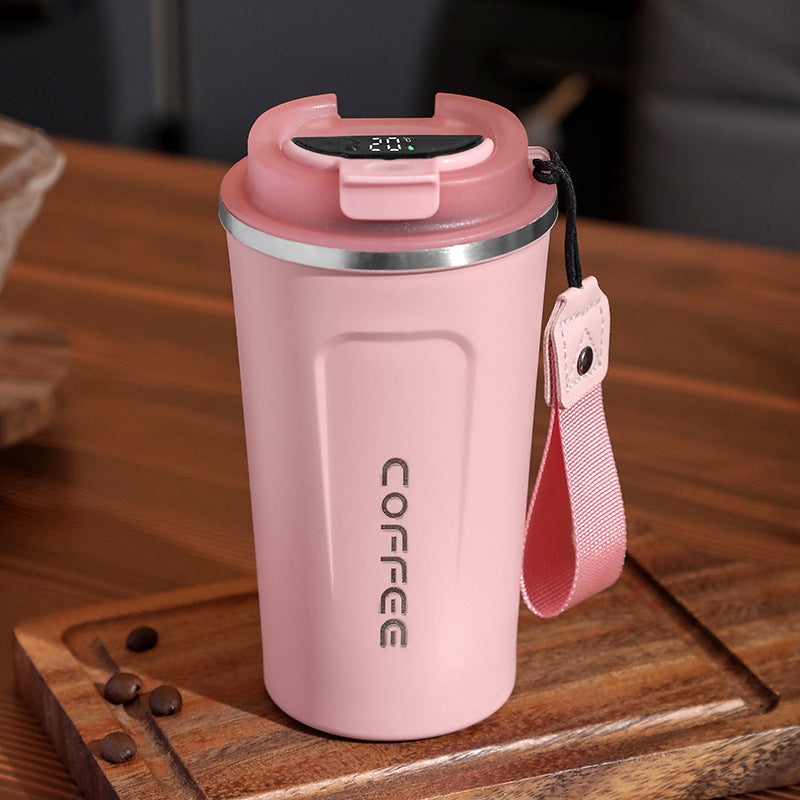 Smart Coffee Cup Stainless Steel Portable Vacuum Cup