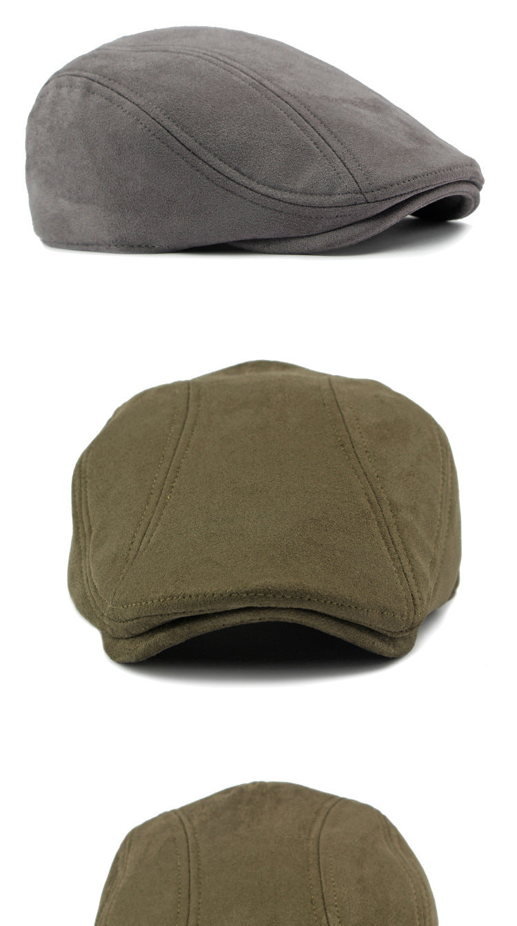 Simple Light Board Suede Hat For Men And Women