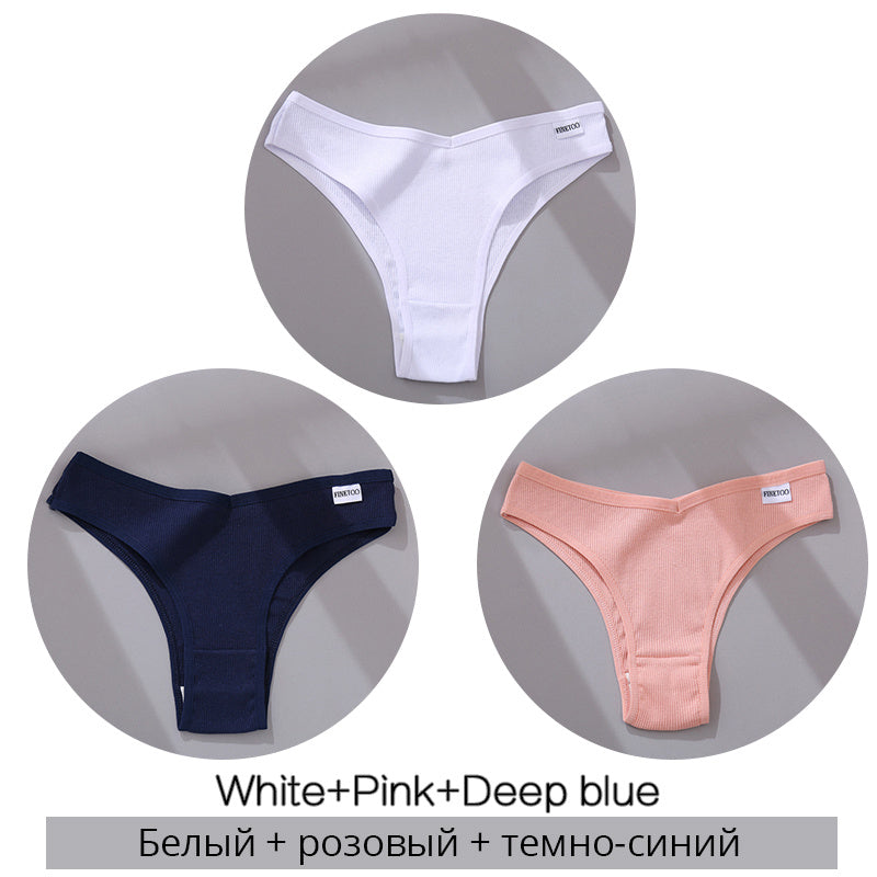 Women Cotton Underwear Women Thong Sexy Underwear