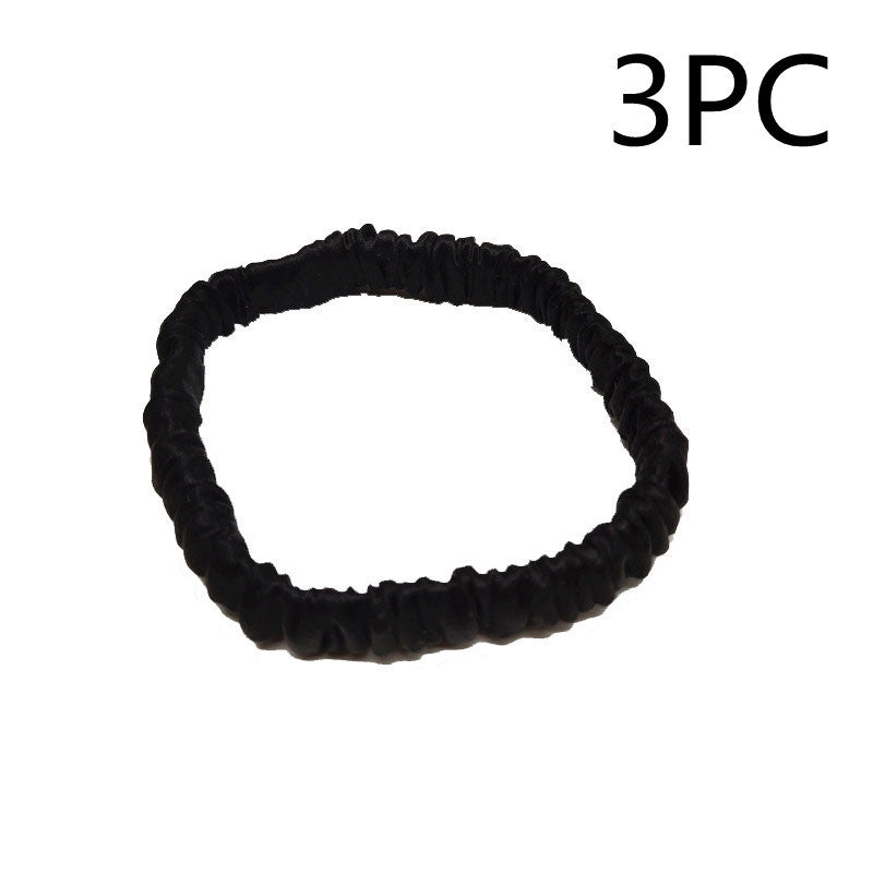 Silk seamless hair tie