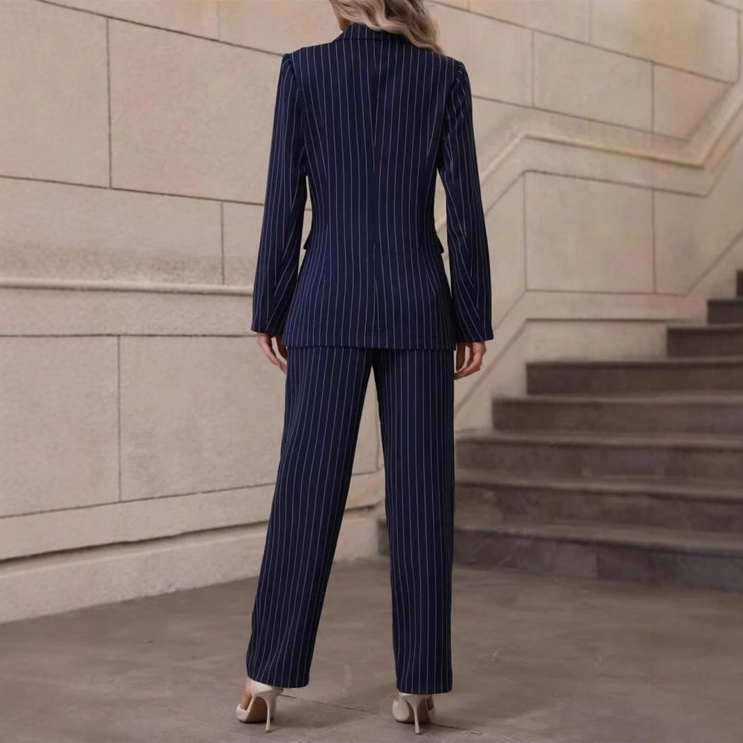 Striped High-end Fashion Elegant Suit