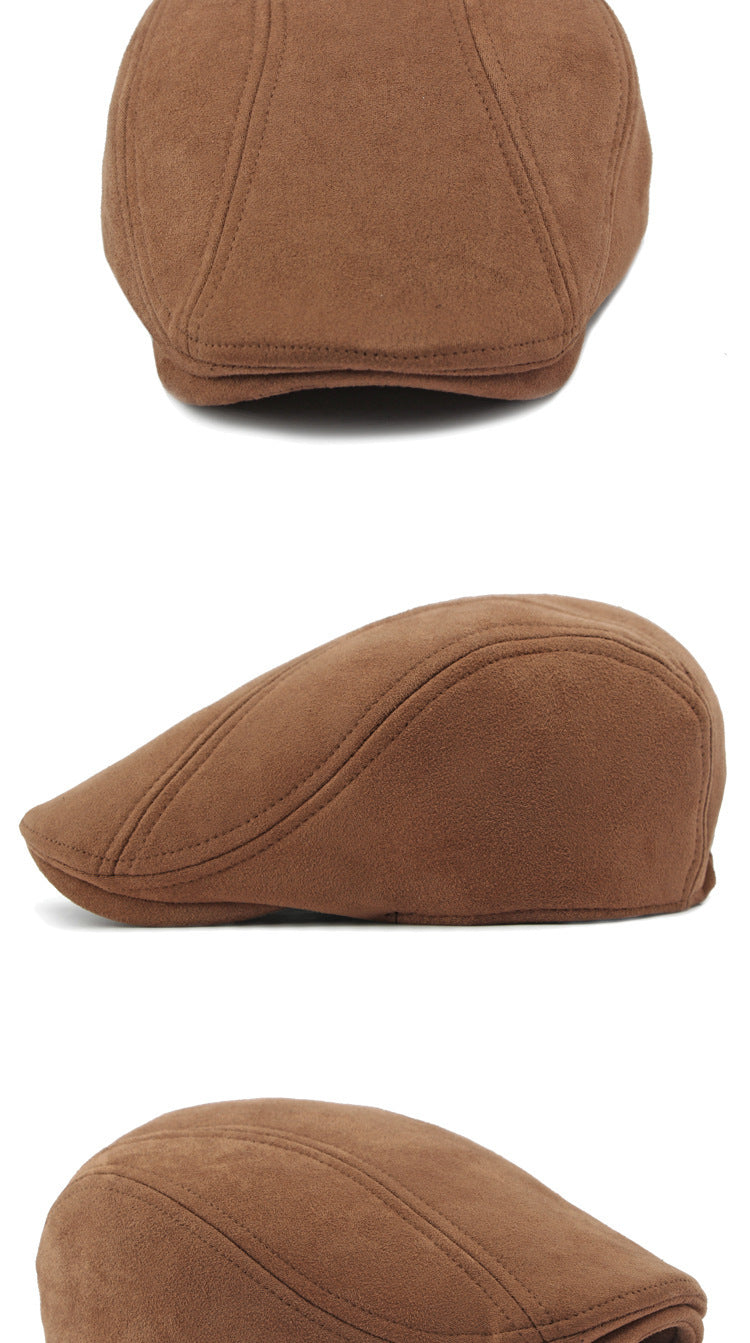 Simple Light Board Suede Hat For Men And Women