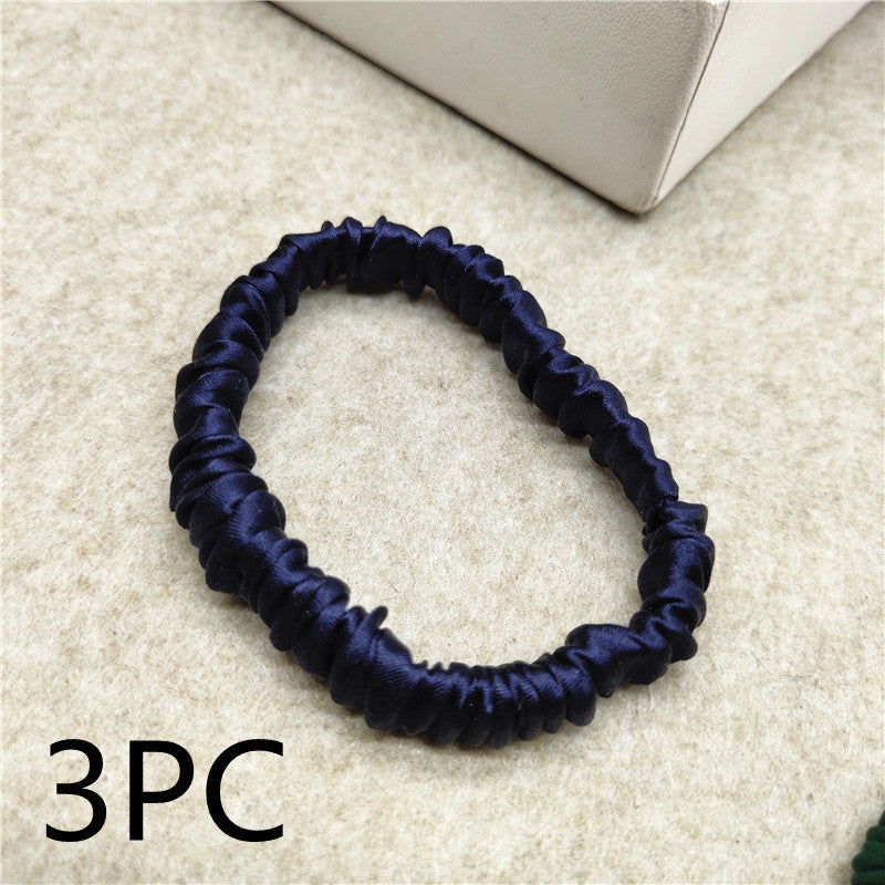 Silk seamless hair tie